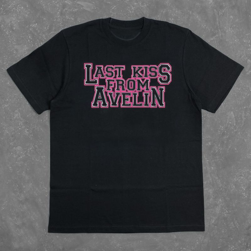 kaos band last kiss from avelin hitam katun combed tshirt band distro emo dakon graphics katun 24s