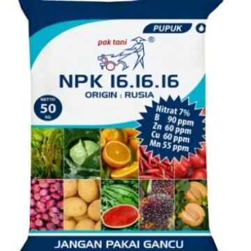 Pupuk NPK Biru 16-16-16 50 Kg