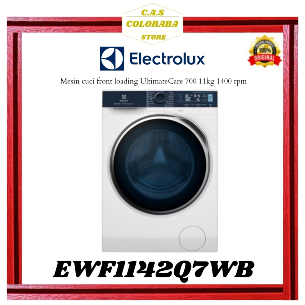 ELECTROLUX EWF1142Q7WB MESIN CUCI FRONT LOADING 11 KG INVERTER EWF11 EWF1142 MESIN CUCI ELECTROLUX