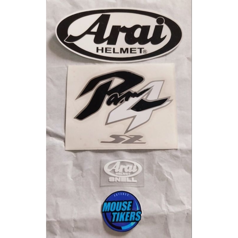 STICKER PAKET ARAI RAM-4