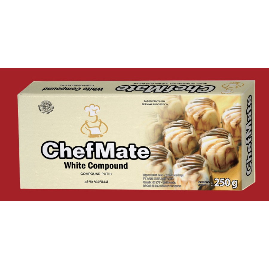 

CHEFMATE Chocolate White Compound 250 gr / Compound Cokelat Putih