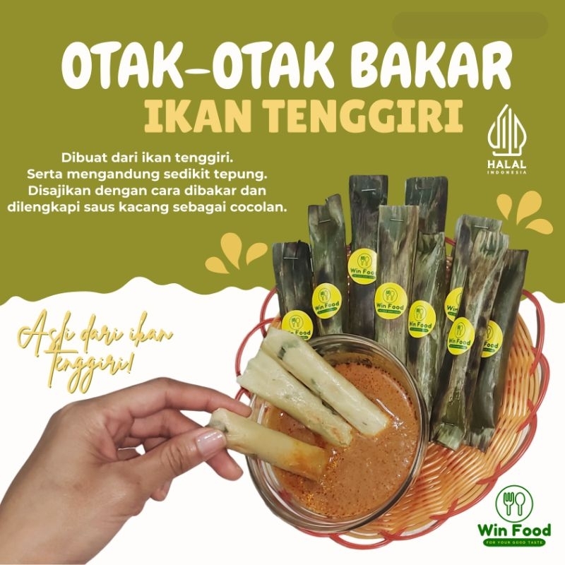 

Otak-otak Bakar Ikan Tenggiri Asli | isi 12pcs