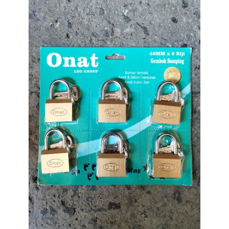 ONAT 40 MM GEMBOK SAMPING