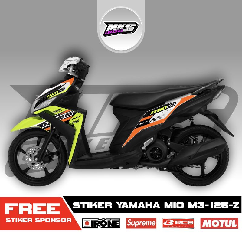 Stiker Mio M3, MIO 125, MIO Z - Striping Mio125, MIO M3, MIO Z - Decal Mio125, MIO M3, MIO Z