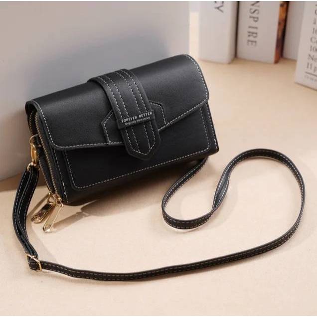 MODECOM | Tas Selempang Dompet Cewek Multifungsi Dompet Premium Forever Young Tas Selempang Wanita F