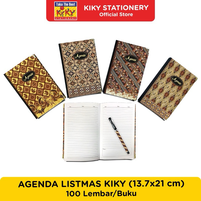 

Buku Agenda Listmas KIKY isi 100 Lembar - 1 Buku