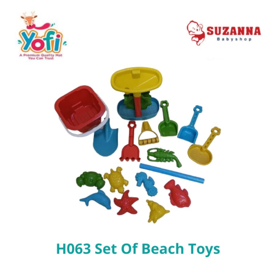 YOFI TOYS H-063 Set Of Beach Toys - Mainan Anak pantai
