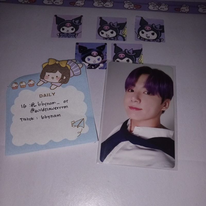 official [jk deco kit photocard 2 side]