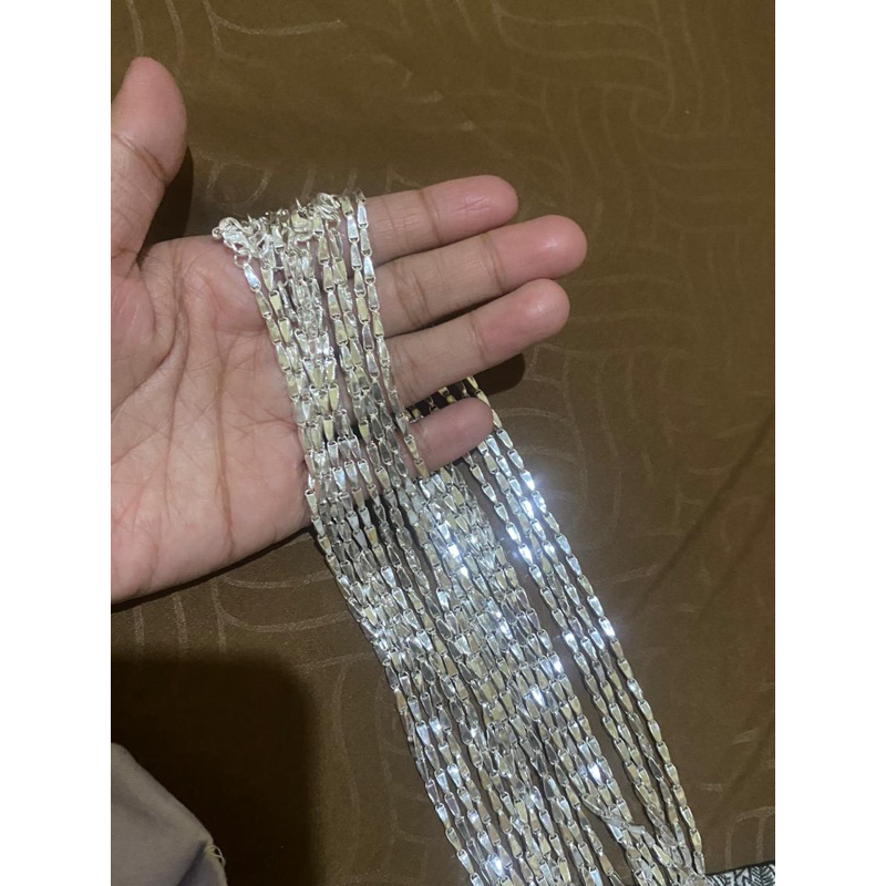 Kalung Padi Perak Asli