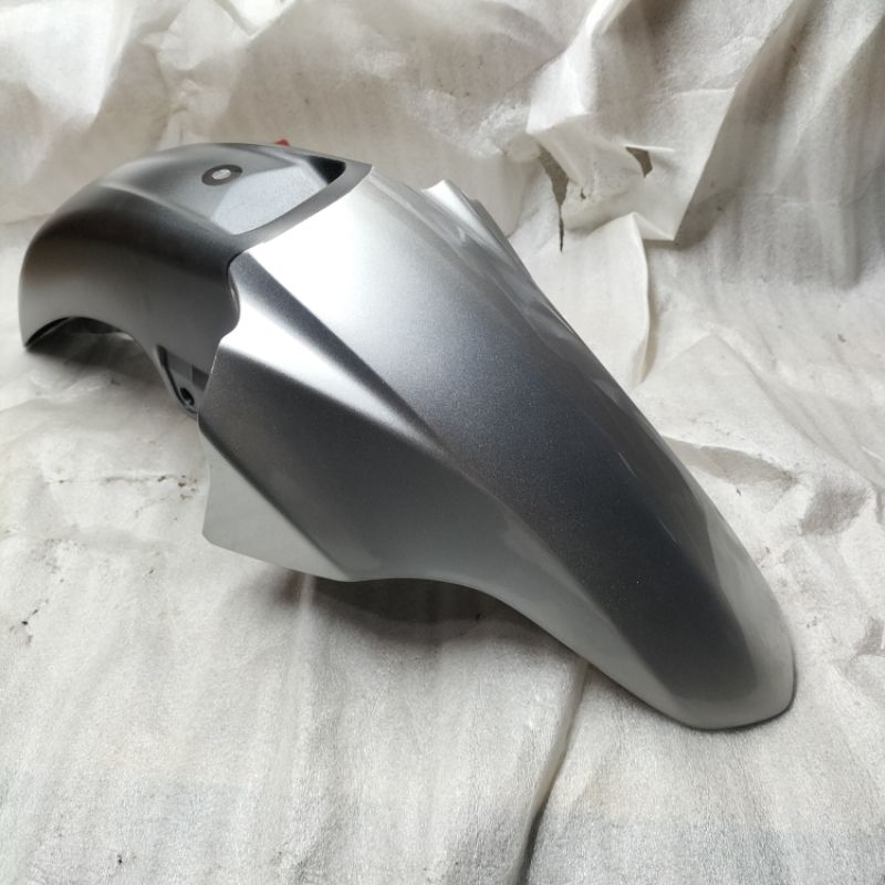 SPAKBOR DEPAN HONDA CS1 CS ONE SILVER ORIGINAL
