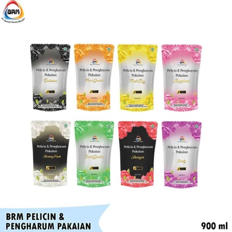 11 Promo Brand Distributor Grosir Reseller Parfum Pewangi Pelicin Laundry BRM Setrika by BRM