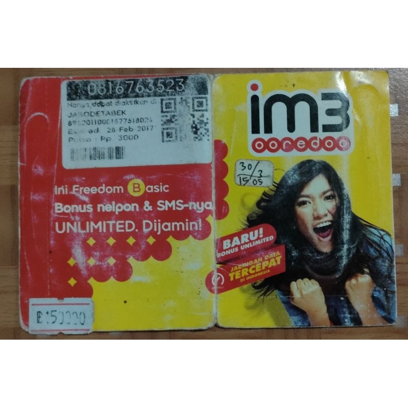 Kartu indosat 10 digit nomor cantik