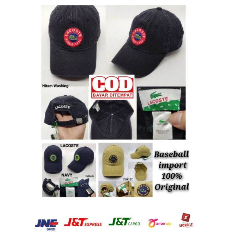 ( COD )Topi Baseball Pria Import Original/Topi Baseball Pria Unisex/Topi outdoor