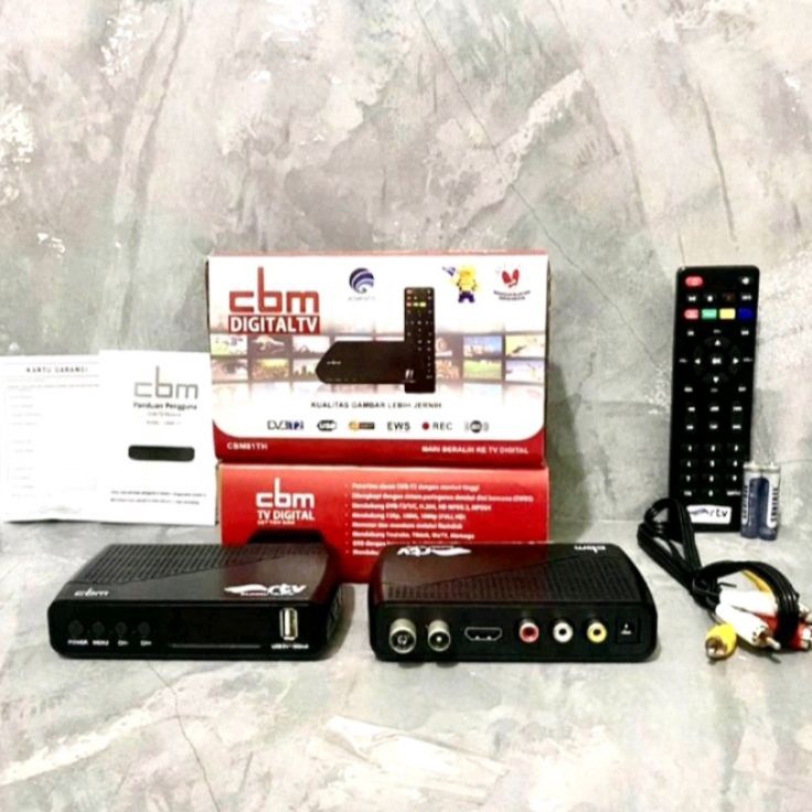 hC SET TOP BOX STB TV DIGITAL CBM SNI KOMINFO RECEIVER DVB  T2 GARANSI 1 TAHUN s Promo