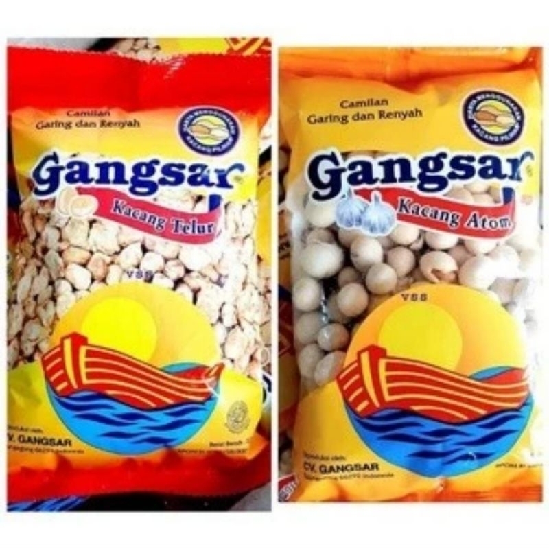 

GANGSAR KACANG ATOM | KACANG TELUR NETTO 225 GR