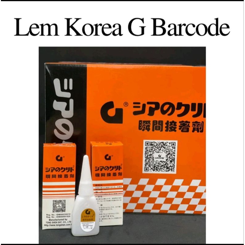 

LEM KOREA LEM G BRACODE ORI SUPER GLUE