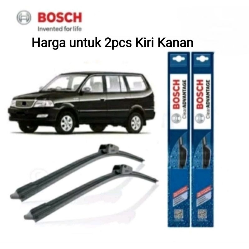Wiper Depan Kijang LGX Krista BOSCH Advantage 2pcs Original