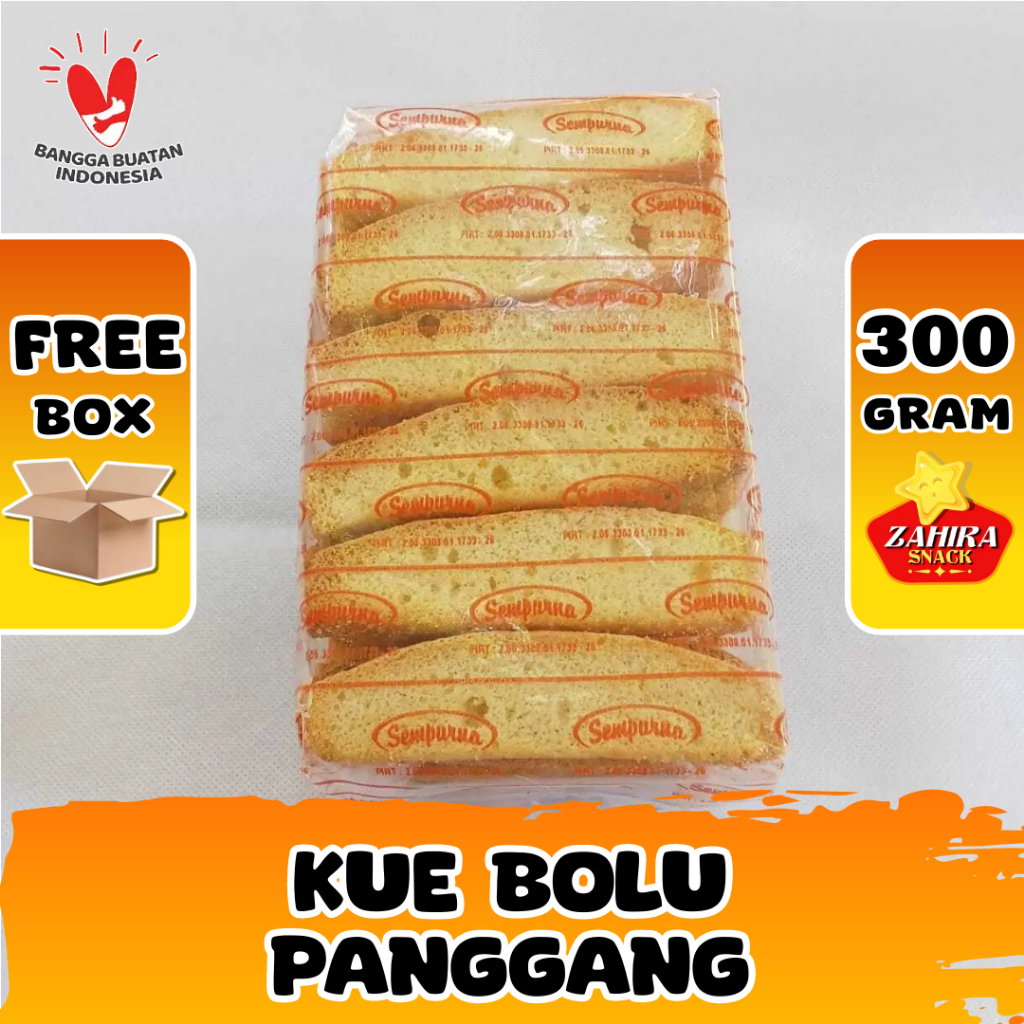

Kue Bolu Panggang Roti Kering khas Kebumen 300 gram