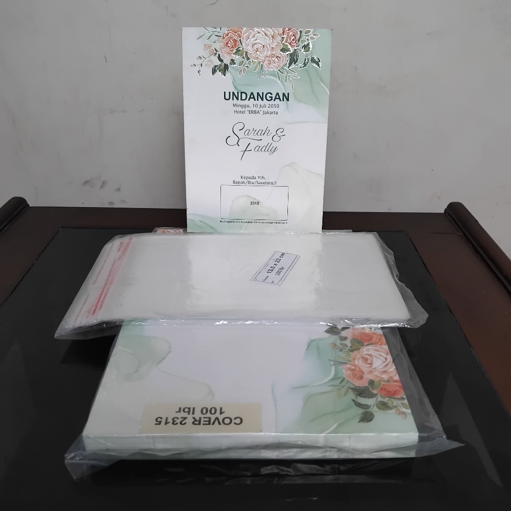 ERBA 2315 KOSONGAN + PLASTIK OPP ISI 100