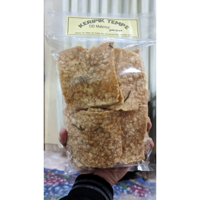 

cemilan keripik tempe gurih renyah
