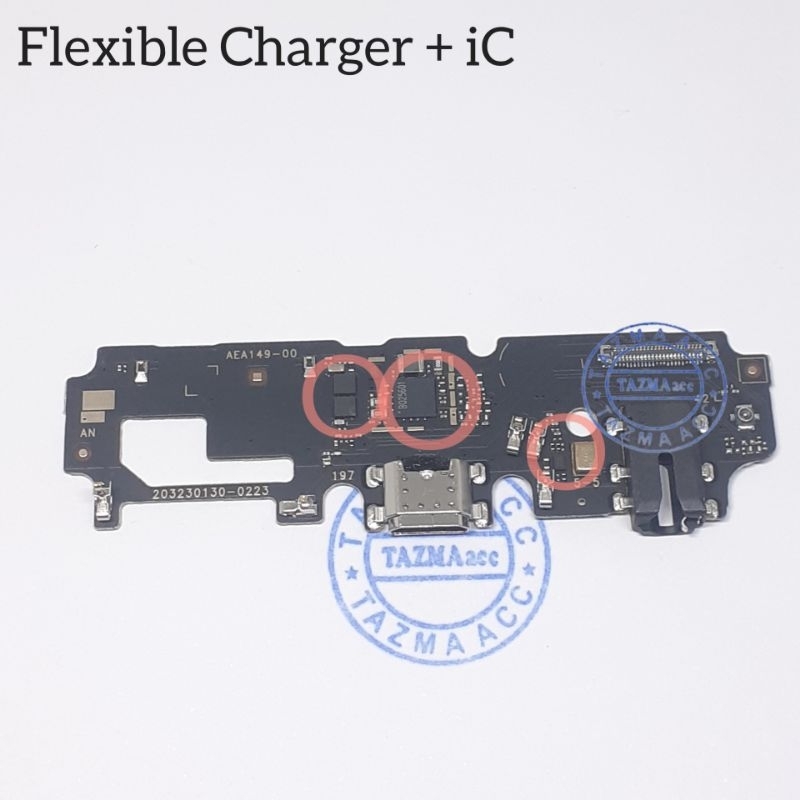 Vivo Z1 Pro Ori Flexible Charger + iC Flexibel Fleksibel Conektor Konektor Cas Charger VIVO Z1 PRO