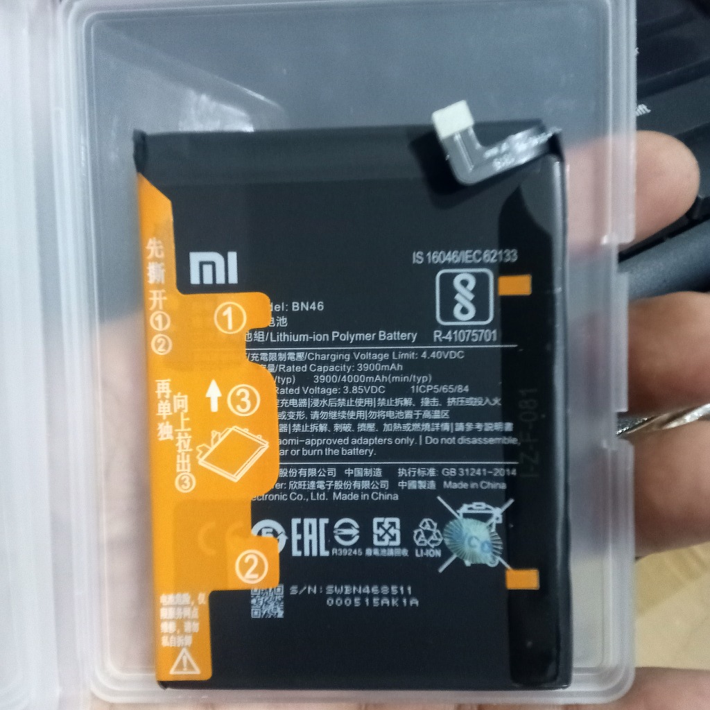 BATERAI BATRE XIAOMI REDMI NOTE 8 REDMI 7 BN46 ORIGINAL 100%
