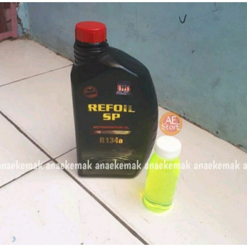 Oli Refoil SP R134a Oli Ac Mobil Kemasan Ecer 100 ML Kental penghilang kerak ngorok Oli Oli emkarate