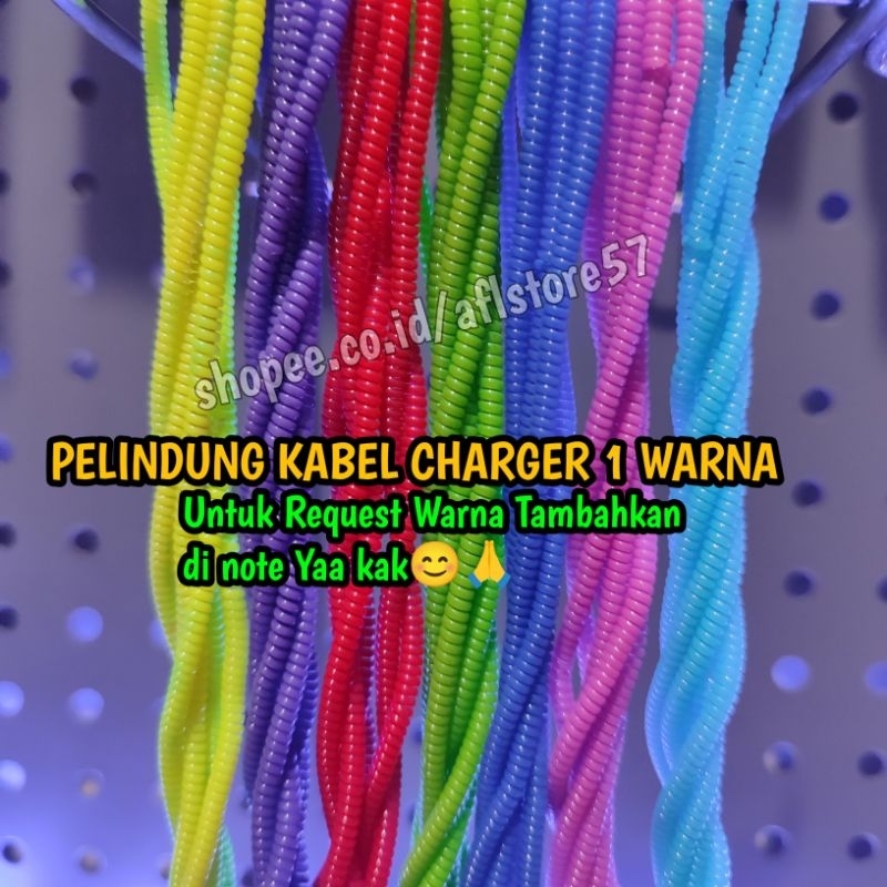1 Warna PELINDUNG KABEL CHARGER DAN HEADSET PREMIUM QUALITY