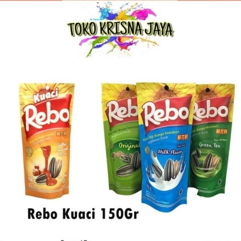 

KUACI REBO POUCH KEMASAN 150 GR