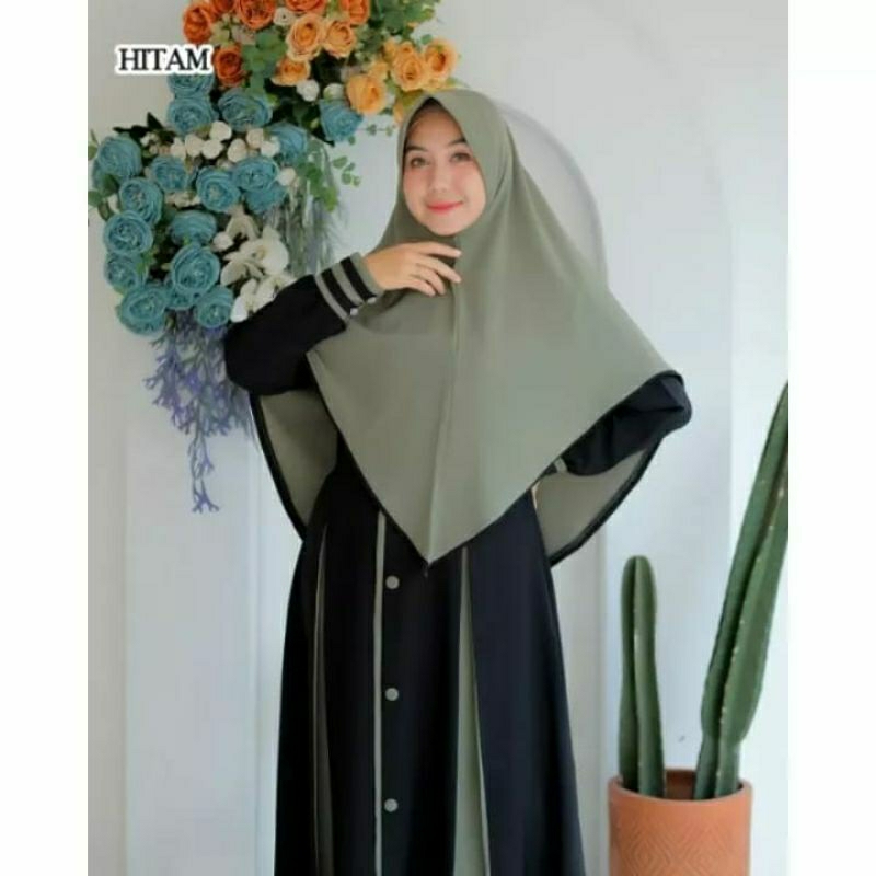 Gamis Madina set Syari Terbaru