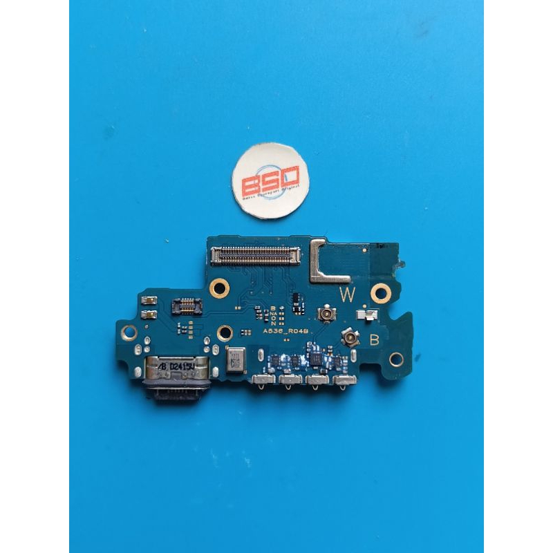 Board Charger Simcard Samsung A53 5G Original Copotan