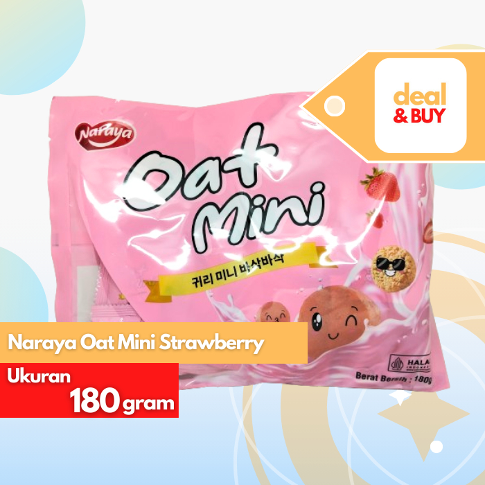 

Naraya Oat Mini Strawberry 180gr