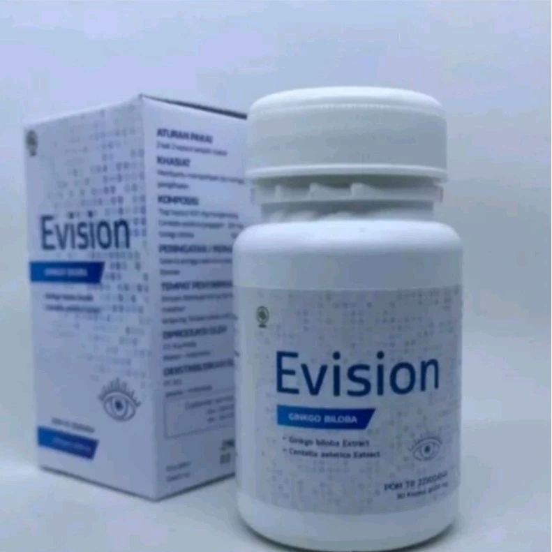 EVISION KAPSUL VITAMIN MATA ORIGINAL MATA KATARAK SILINDER RABUN JAUH DEKAT HERBAL TANPA OPERASI