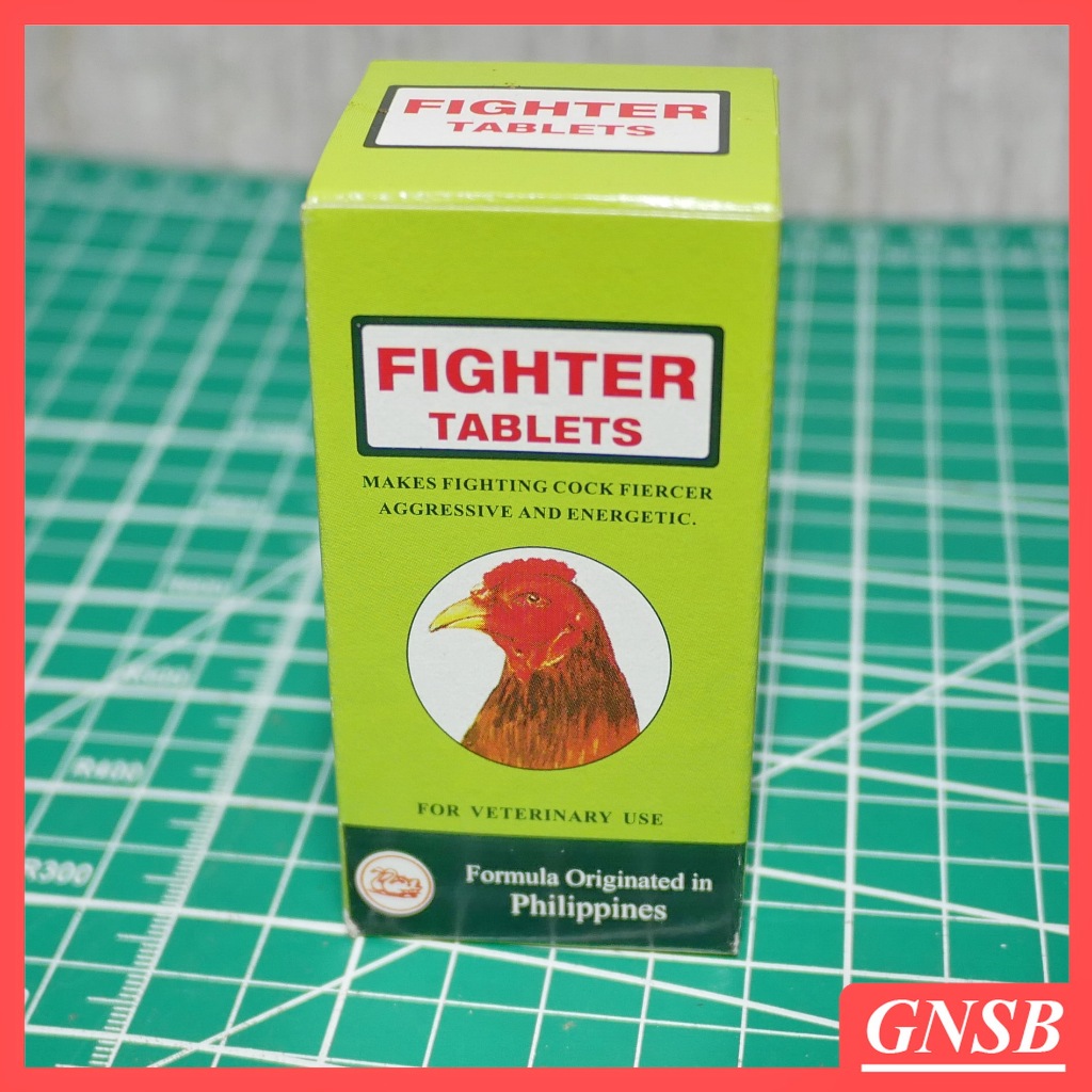 FIGHTER 30 TABLETS OBAT VITAMIN OTOT AYAM ADUAN GACOR