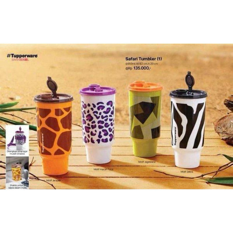 Safari Tumbler tupperware 1 pcs