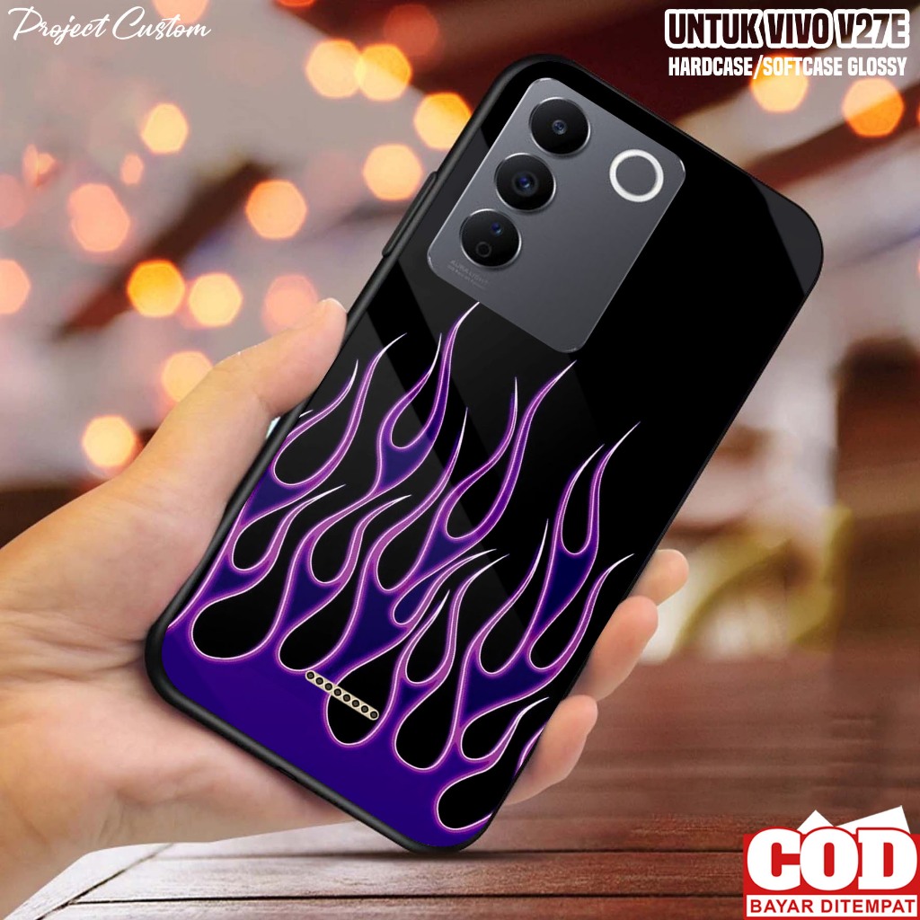 Case VIVO V27E - Casing Hp VIVO V27E Terbaru ( APY002 ) Silikon VIVO V27E - Softcase Glass VIVO V27E