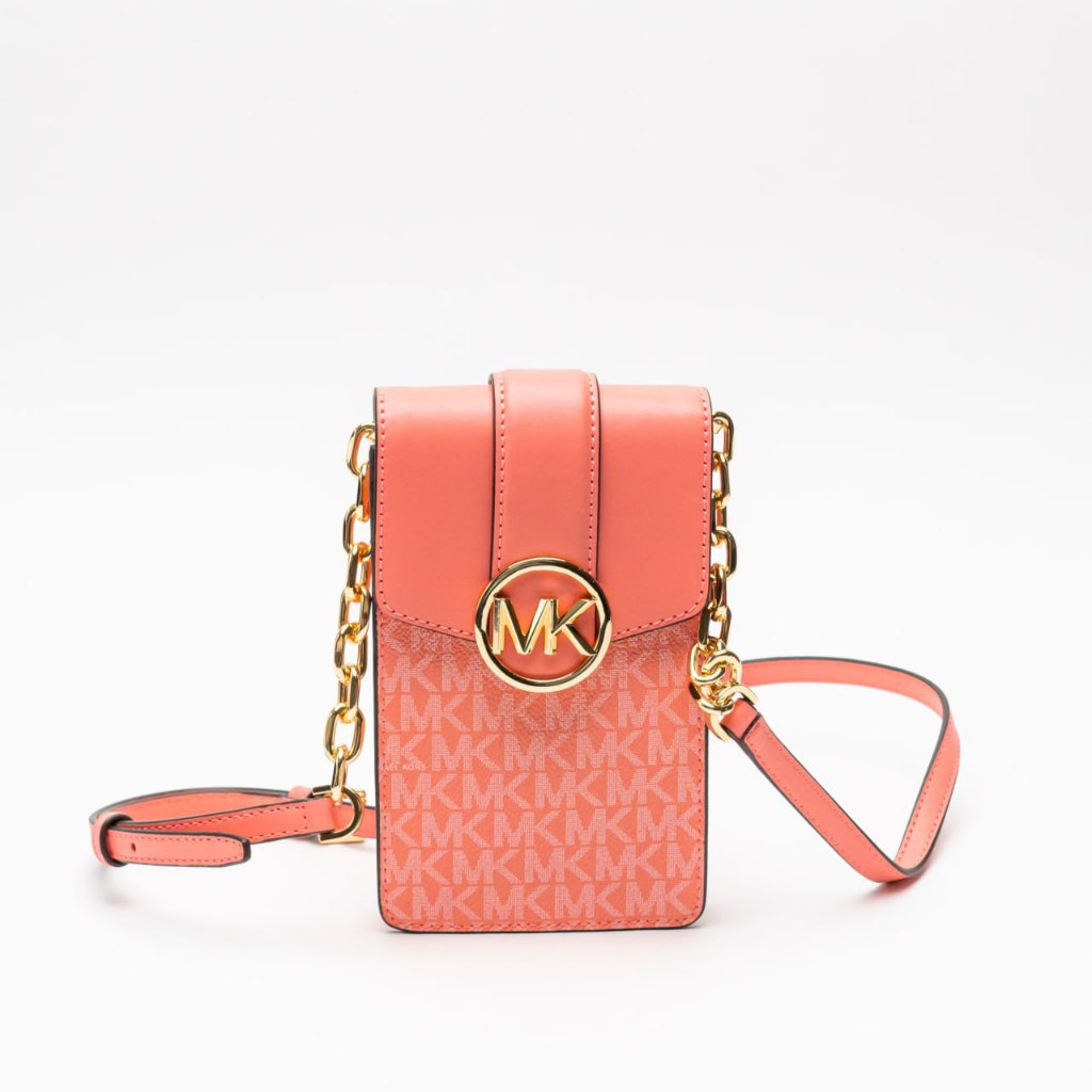 Michael Kors Carmen Logo Small Phone Crossbody Bag