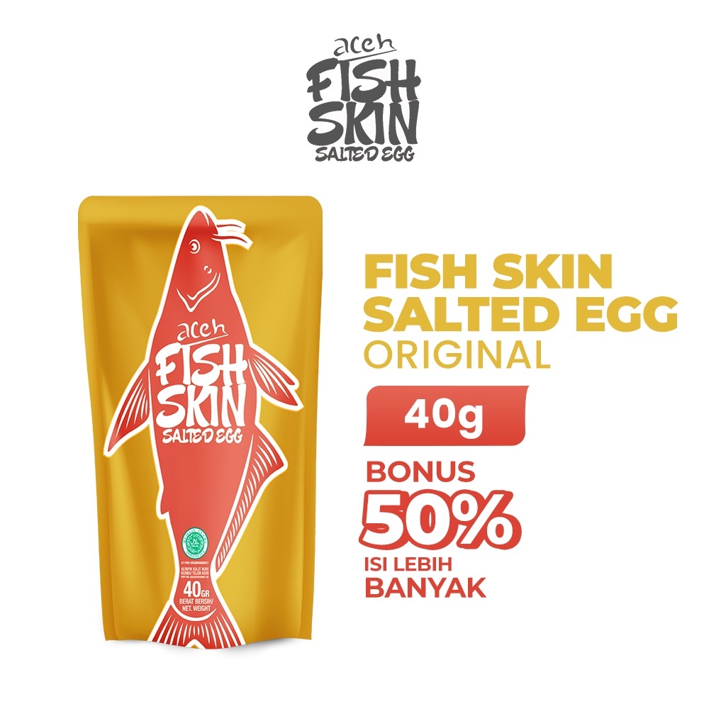 

ACEH Fish Skin Salted Egg 40g