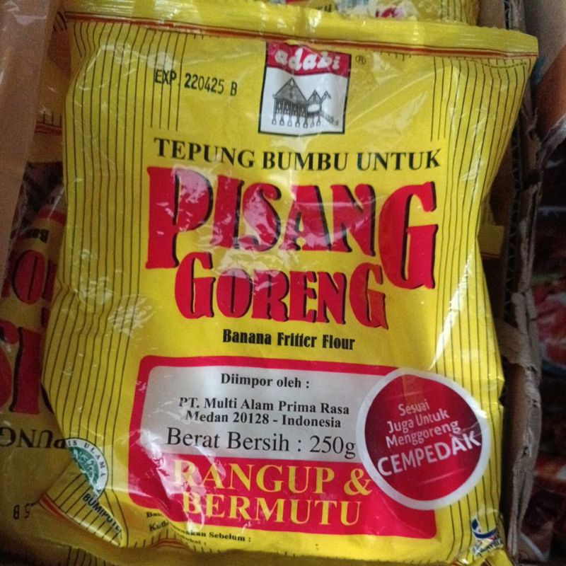 

Adabi tepung pisang goreng