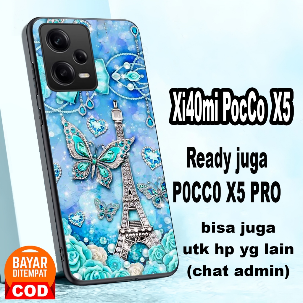 COD37/Softcase glossy kilau POCO X5 dan ALLL TYPE(motif genshin impact )  X5 PRO/X3/X3 PRO/X3 NFC /m