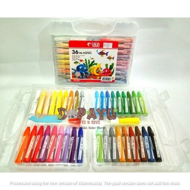 

Alat mewarnai Anak CRAYON Oil Pastel TITI 36 Warna TIP36S
