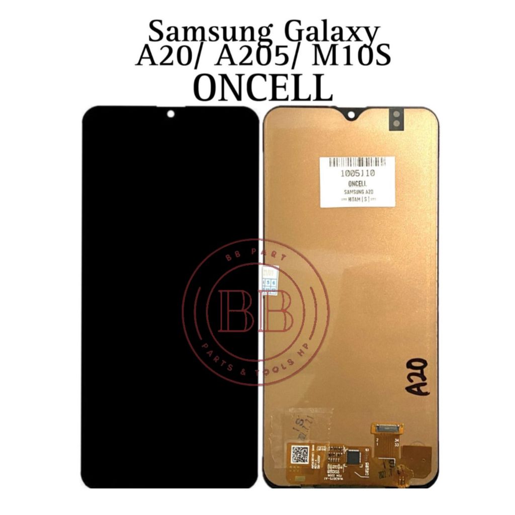 LCD Touchscreen Fullset Samsung Galaxy A20 / A205 / M10s / M107 / SM-A205F / SM-A205F / SM-A205FN / 