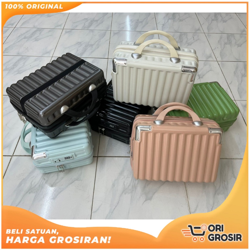 IMPORTIR - koper makeup mini 14 inch Series terbaru di lengkapi pin lock 3 digit