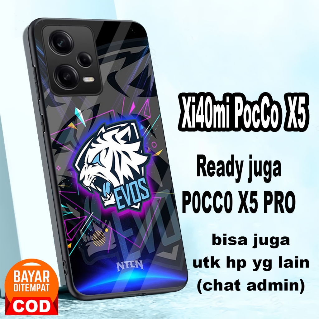 COD52/Softcase glossy kilau POCO X5 dan ALLL TYPE(motif genshin impact )  X5 PRO/X3/X3 PRO/X3 NFC /m