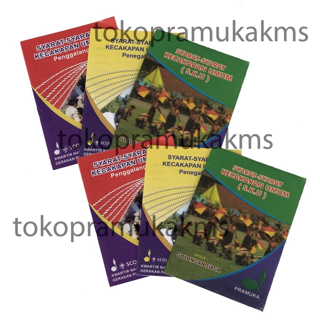 Buku Sku Siaga Penggalang Penegak Pramuka sd smp sma