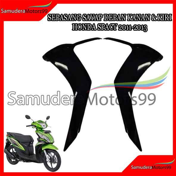 Sepasang Sayap Depan Kanan Kiri Honda Spacy 2011-2013/ sayap set
