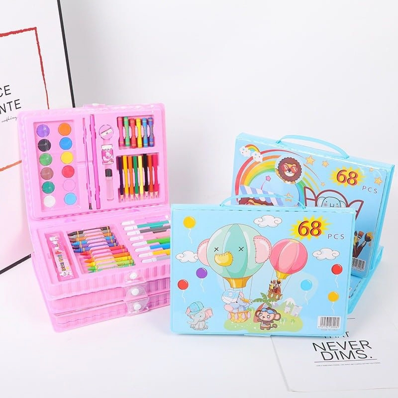 

ART CRAYON SET ISI 68 PCS PENSIL WARNA ANAK ALAT MENGGAMBAR MELUKIS KRAYON 68 BUAH