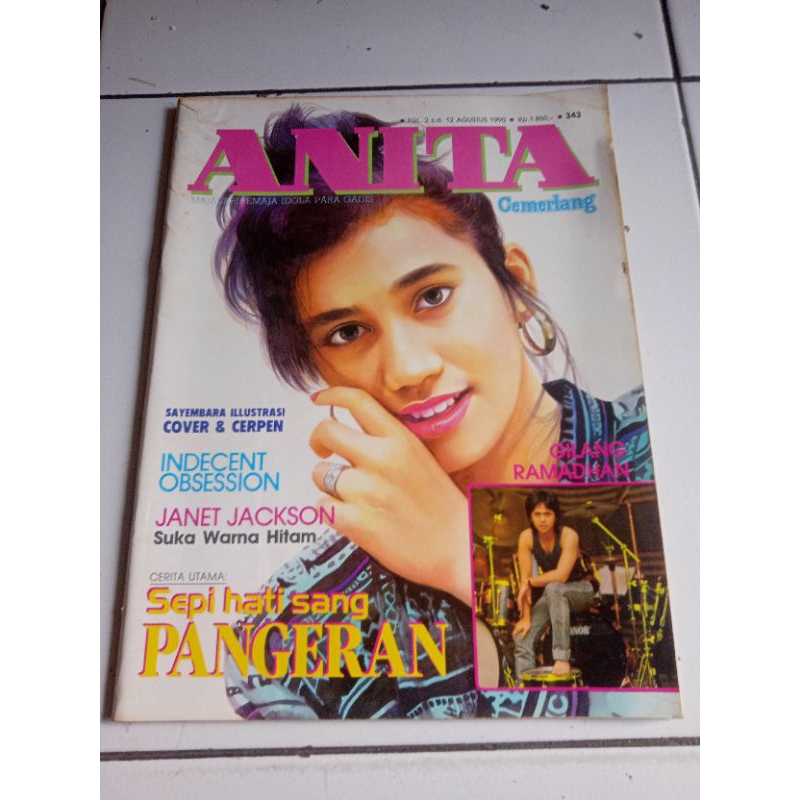 Majalah ANITA Cemerlang nomor 343 tahun 1990 original