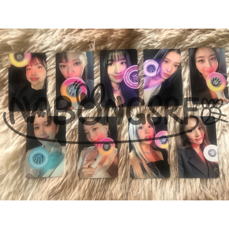 TWICE PHOTOCARD OFFICIAL - Twice Lightstick Infinity Pre Order Benefit Withmuu Photocard