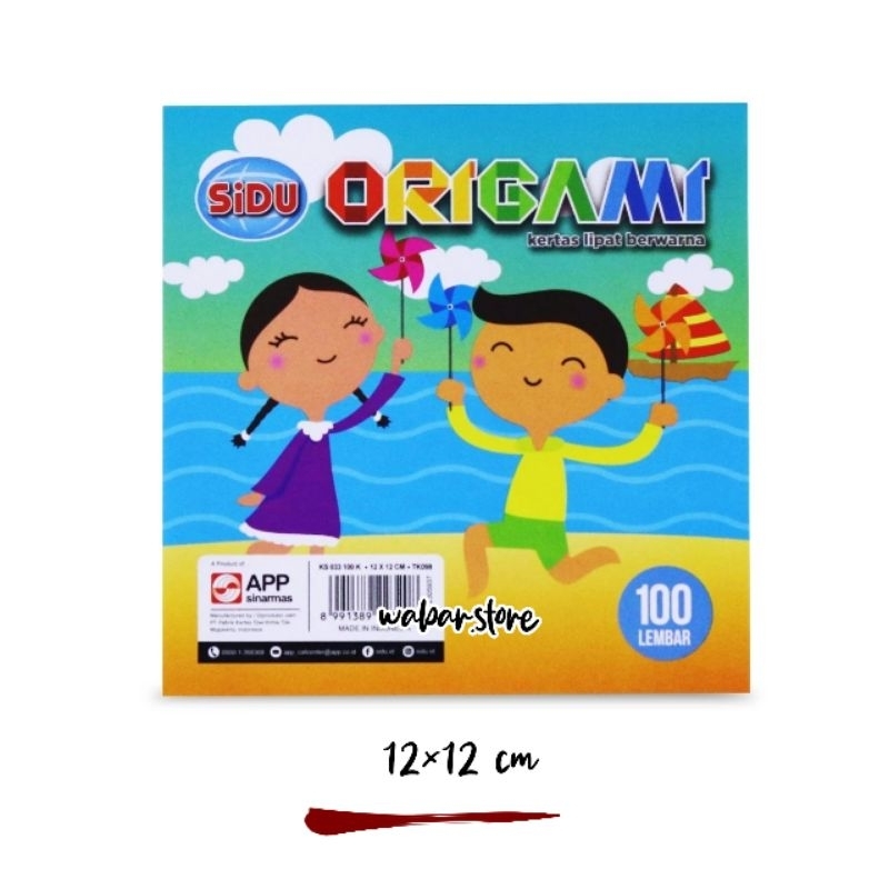 

Origami Kertas Lipat Jepang 12×12 cm Glossy